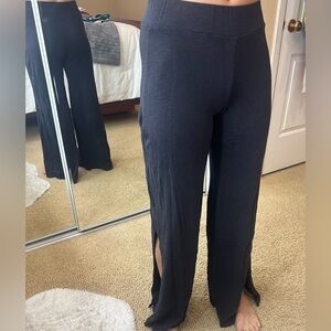 Urban Outfitters Slit Black Pants